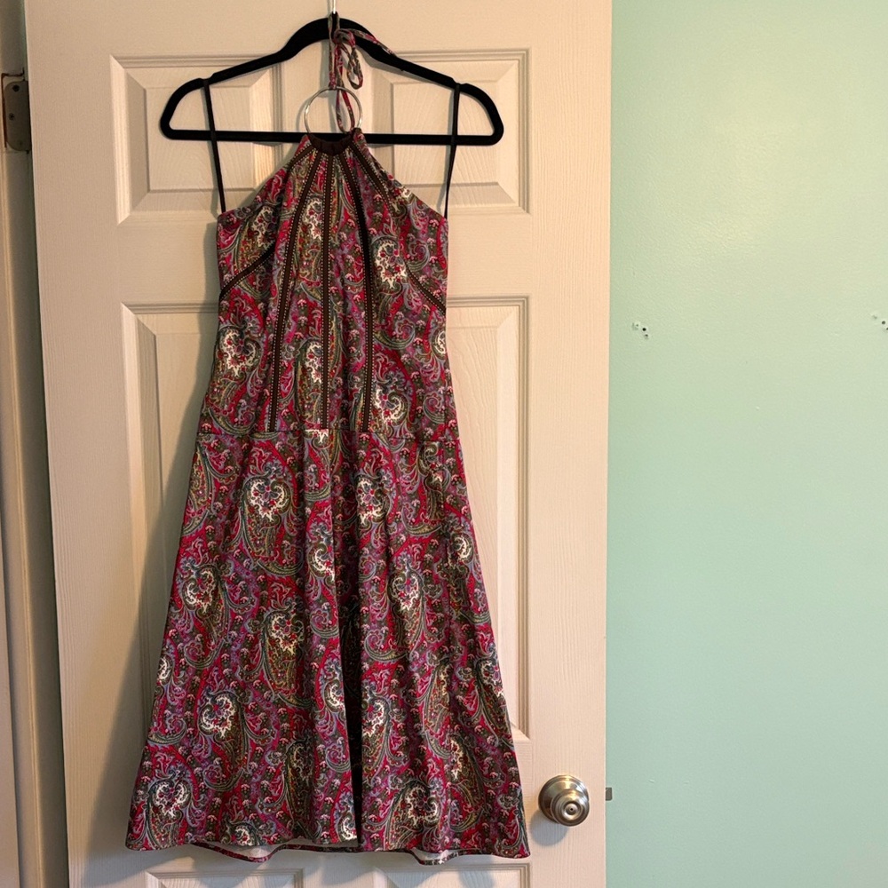 Paisley Print Dress